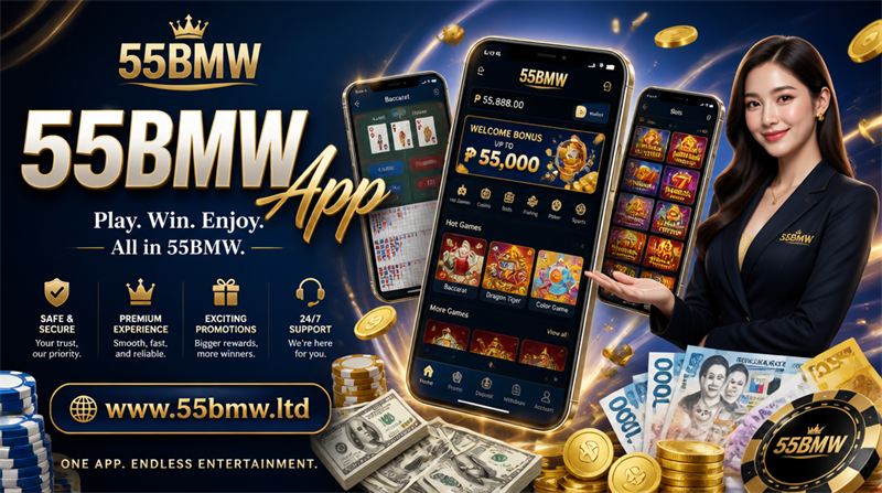 55BMW App mobile casino gameplay