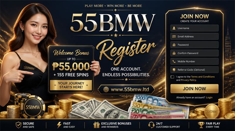 Register 55BMW mobile casino gameplay