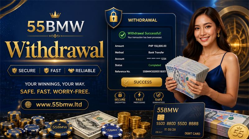 Withdrawal 55BMW mobile casino gameplay